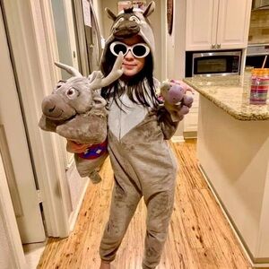 Sven Frozen hooded onesie